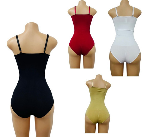 Pack 2 Bodys Fajas Moldeador Push Up /reductor De Abdomen