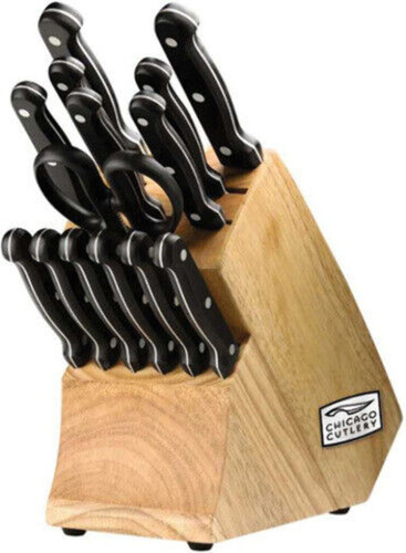 Set Cuchillos 15 Piezas Chicago Cutlery (detalle En Caja)