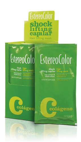 Estereo Color Shock Lifting Capilar Con Colágeno. X 10 U