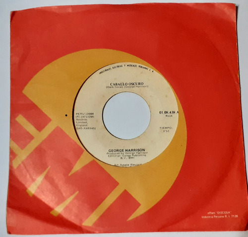 George Harrison  Dark Horse / I Don´t Care Anymore (single)