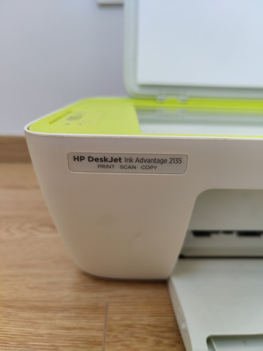 Impresora Hp Deskjet Ink Advantage 2135 Funciona!!!! Blanco (Usado)