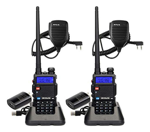 Retevis Rt-5r Walkie Talkies De Largo Alcance, Banda Dual 12