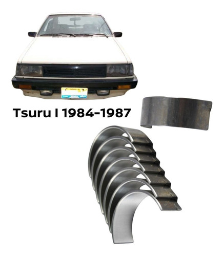 Metales Biela Grado 20 Tsuru I 1984-1987 8 Valvulas