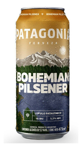 Cerveja Argentina Bohemiam Pilsener Patagonia 473ml