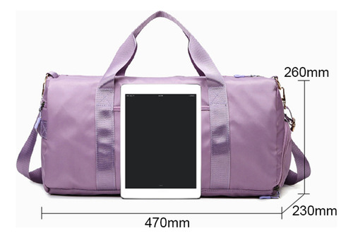 Bolsa Deportiva Con Bolsillo Húmedo Y Compartimento Para Zap