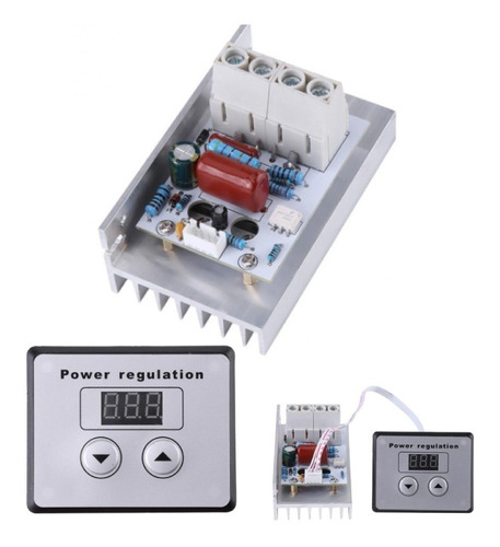 Dimmer Regulador Voltaje Ac Con Panel 10kw Motor Controlador