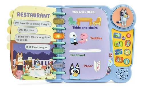 Bluey Libro Interactivo +de 400 Melodías,frases Y Más Vtech