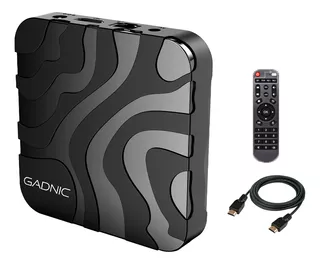 Tv Box Gadnic Quadcore Bluetooth 4.0 4k Wifi 5ghz Gadnic Color Negro