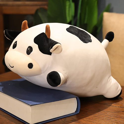 Wuyu Almohada De Felpa De Vaca, Adorable Juguete De Peluche.