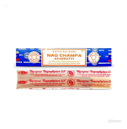 Imagem 5 de 9 de Incenso Nag Champa Satya Sai Baba 12cx De15gr-full