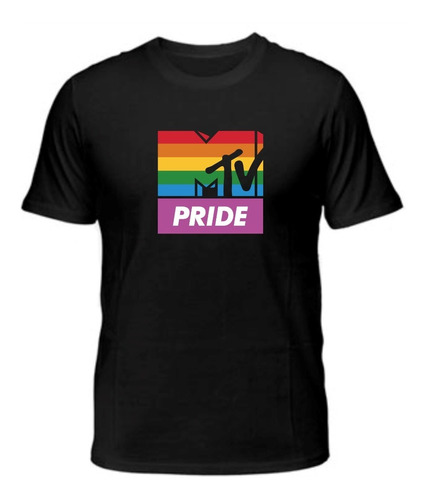 Remera Algodón 24/1 Premium Pride Lgbt Orgullo Mtv