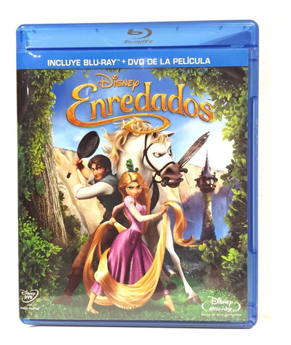 Disney Enredados Bluray + Dvd Rapunzel Nuevo Original