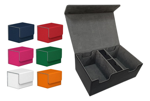 7x Card Deck Box Storage Holder Organizador Con Pantalla De