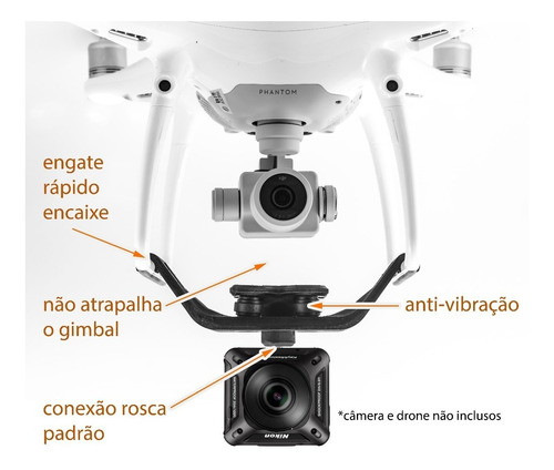 Suporte Câmeras Leves / 360 Anti-vibra P/ Dji Phantom 3 Pro
