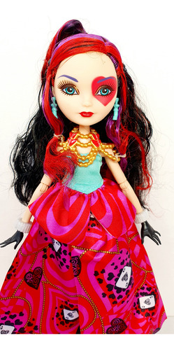 Ever After High Muñeca Lizzie Hearts (Usado)