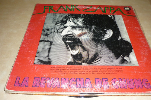 Frank Zappa  La Revancha De Chunga Vinilo Vg+ Estereo