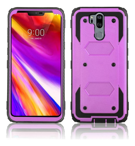 Asuwish Funda Para TelĂ©fono Lg G7 Thinq Cover HĂbrida A De G PĂșrpura Claro.
