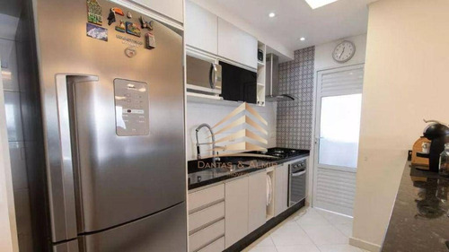 Imagem 2 de 10 de Apartamento No Condomínio Monte Carmelo, 2 Dormitórios, 1 Suíte, 1 Vaga. - Ap1837