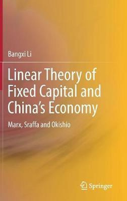 Libro Linear Theory Of Fixed Capital And China's Economy ...