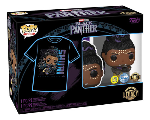 ¡funko Pop! & Tee: Arvel - Black Panther Shuri - Mediano - C