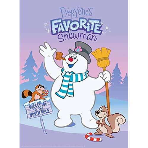 Frosty Hombre De Nieve Rompecabezas De 100 Piezas Fiest...
