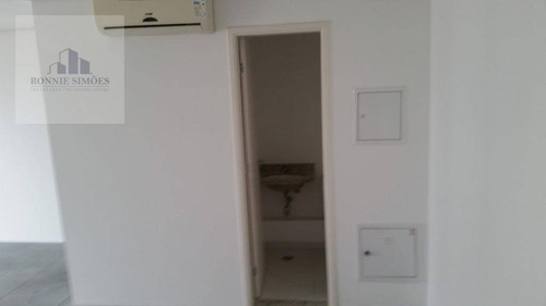 Imagem 6 de 14 de Sala Comercial À Venda Brooklin, Edifício Next Office, 1 Sala Aberta, 2 Banheiros, 2 Vagas De Garagem, 40 M², São Paulo. - Sa0530