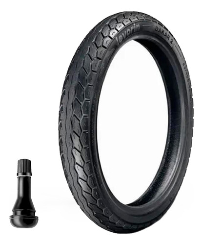 Kit Pneu Levorin 80/100-18 M/c 47p Dakar Ii Tl + Válvula