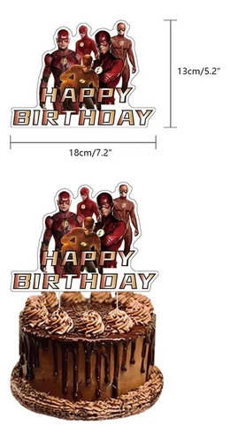 Set Decoración De Cumpleaños Superheroe Relámpago Rayo Veloz