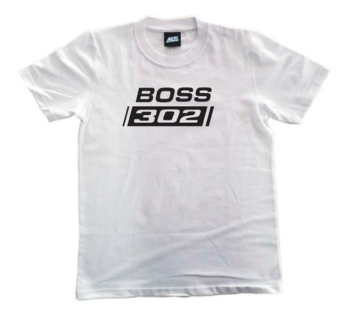 Remera Fierrera Ford 7xl 038 Mustang Boss 302 Emblema