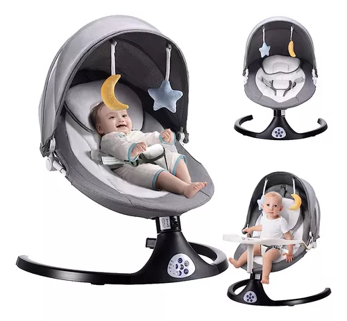 Zrwd Baby Swing Para Bebés, Balancín Eléctrico Bluetooth De