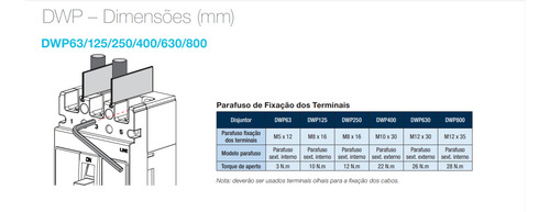 Disjuntor Tripolar Caixa Moldada 100a 20ka/380v Dwp125l Weg