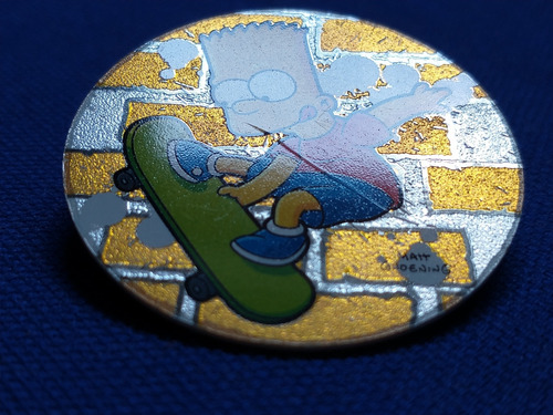 Tazos The Simpsons Silver Sandy#160 Bart Simpson Sabritas'06 (Usado)