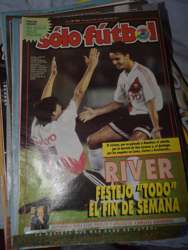 Revista Solo Futbol River Festejo Todo El Fin De Semana 1993