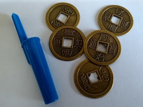 Imagem 2 de 3 de 30 Moedas Chinesas Para Feng Shui I Ching 2,5cm Novo