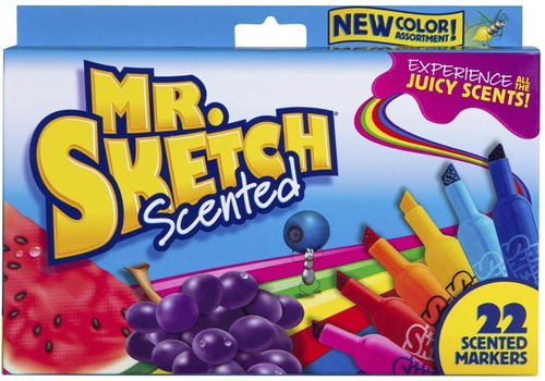 Marcadores Mr. Sketch Scented 22 Colores Perfumado A Frutas 