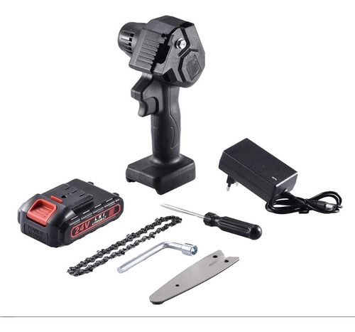 Minisierra Con Batería Recargable De Herramientas Electricas Negro