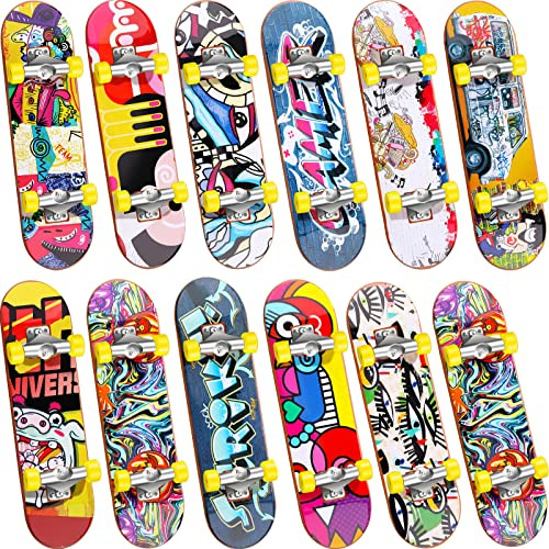 12 Pack Coleccionable Fingerboards Finger Skateboards Q9122