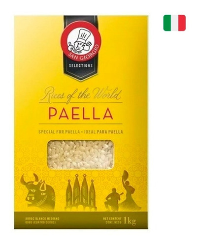 Arroz Para Paella San Giorgio Envasado Al Vacío 1kg