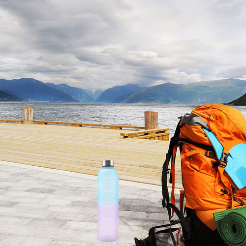 Botella De Agua Deportiva De 1 Litro Taza Espacial Portátil