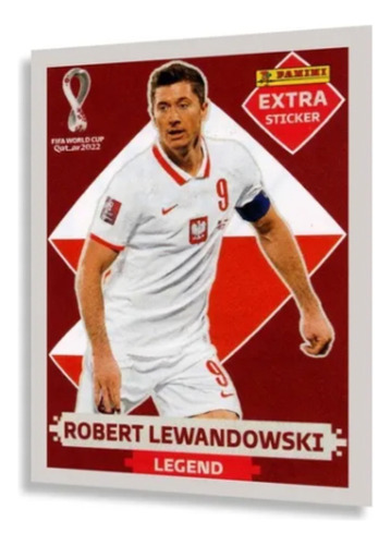 Figurinhas Legend Bordo Rara Copa Do Mundo 2022 Personagem Robert Lewandowski Polonia