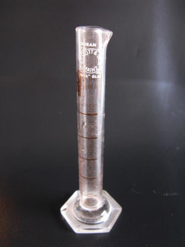 Meonli: Laboratorio Probeta 5ml Germany Cristal (Usado)
