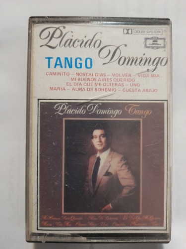 Cassette De Plácido Domingo  Tango(1434