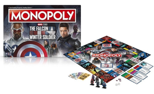 Monopoly The Falcon And The Winter Soldier Juego De Mesa