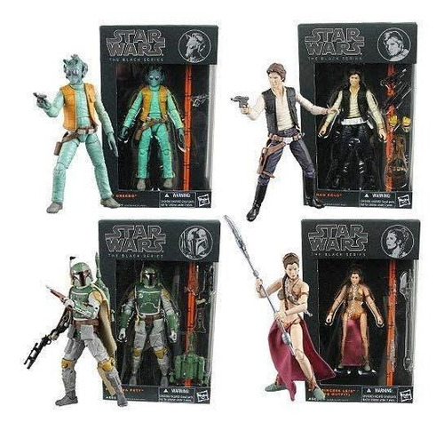 Star Wars Black Series Wave 2 Hasbro Boba Fett Greedo Solo (Usado)