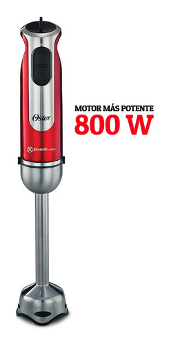 Imagen 4 de 11 de Mixer Oster Quadriblade High Power 2801 FPSTHB2801 rojo 220V 800W