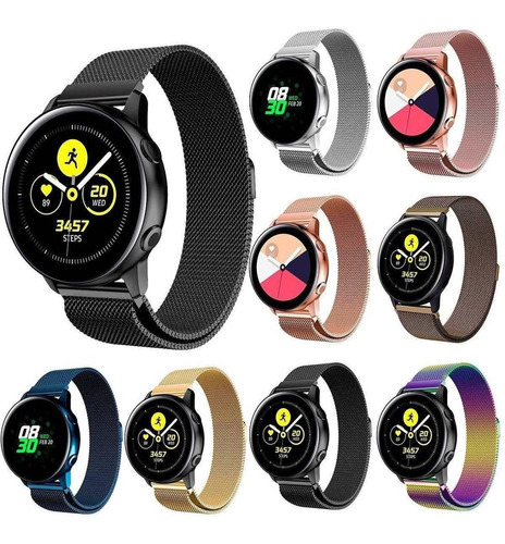 Combo Correa Malla Milanese + Case Para Galaxy Watch Active