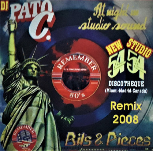 Pato C Cd: Studio 54, Remember  80´s ( Simil Vinilo )