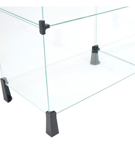 Balcao De Vidro Em L 2,50 X1,00 X 1,00 X 0,30