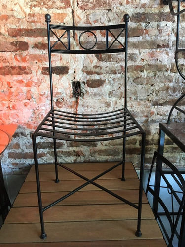 Imagen 4 de 6 de Silla De Hierro Romana Forjado La Mejor Calidad