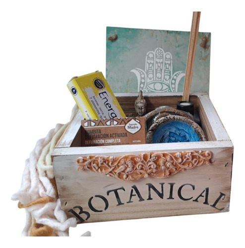 Kit Holístico De Limpieza Energética Om Buda Sahumerios C25